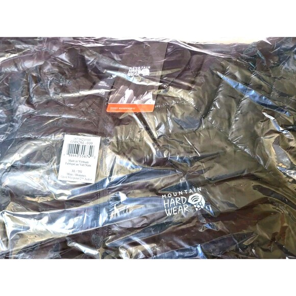 NWT Mountain Hardwear Ghost Whisperer 2 Packable Ultralight Down Jacket Black XL - Picture 9 of 9